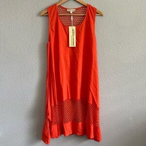 Sleeveless Cotton‎ Linen Dress Size Small Medium NWT